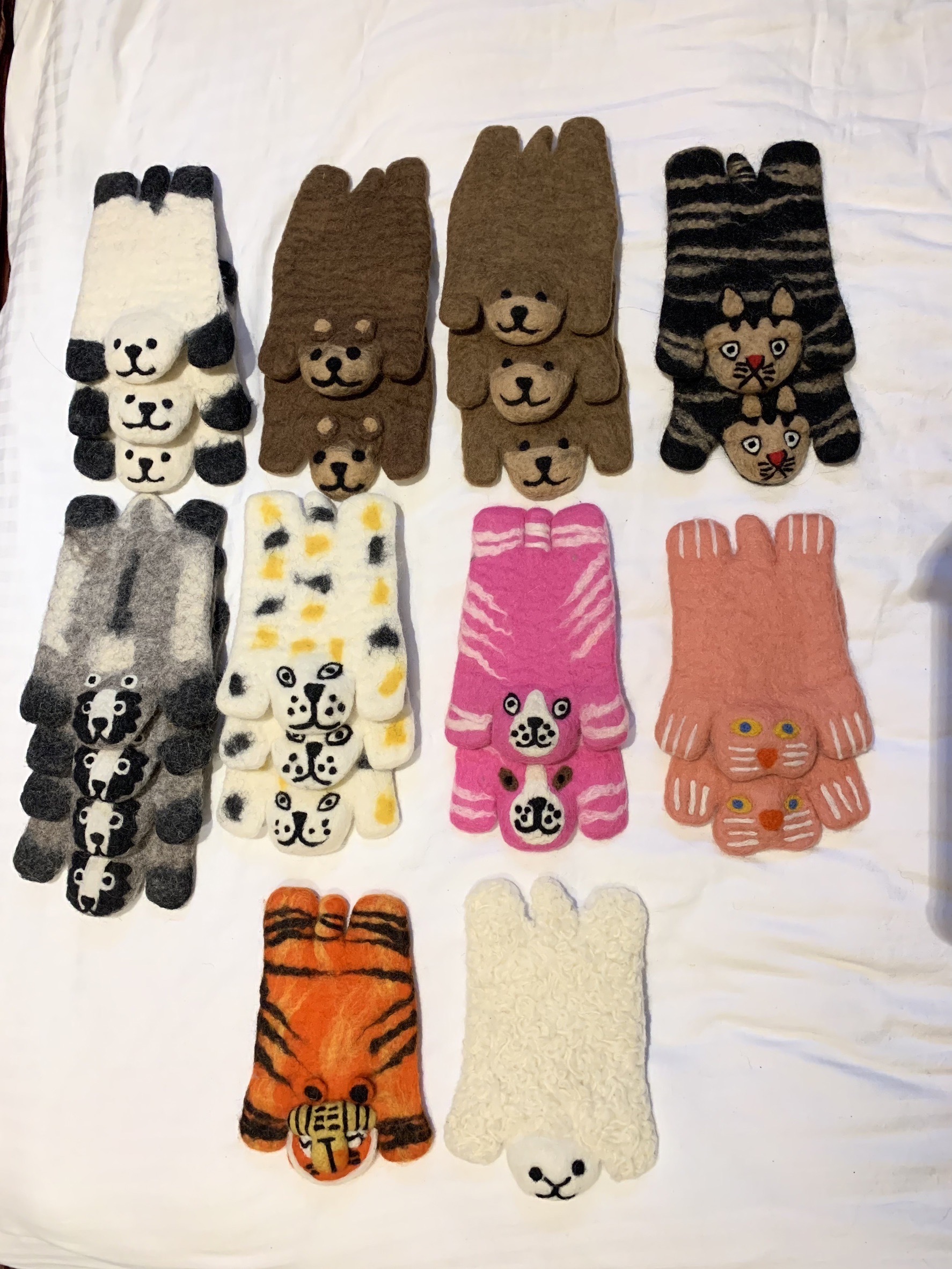 尼泊爾手工羊毛氈杯墊