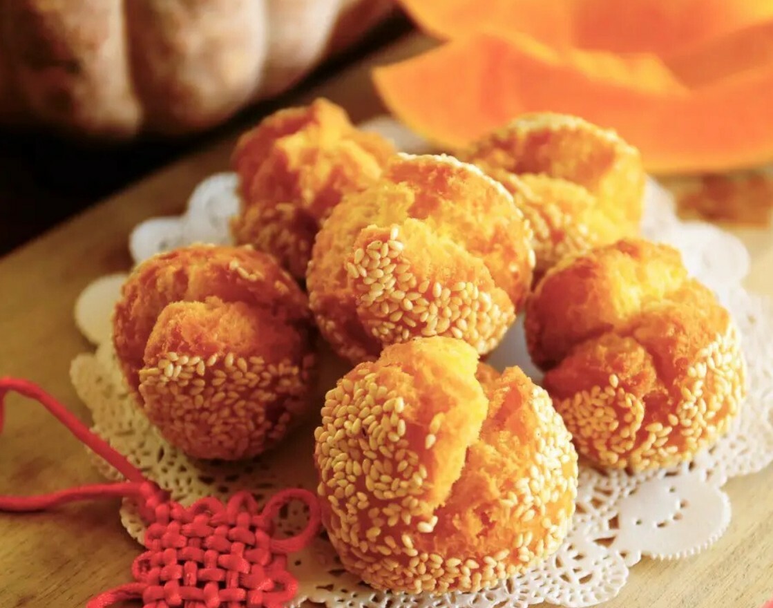 New Year Food Sesame Balls