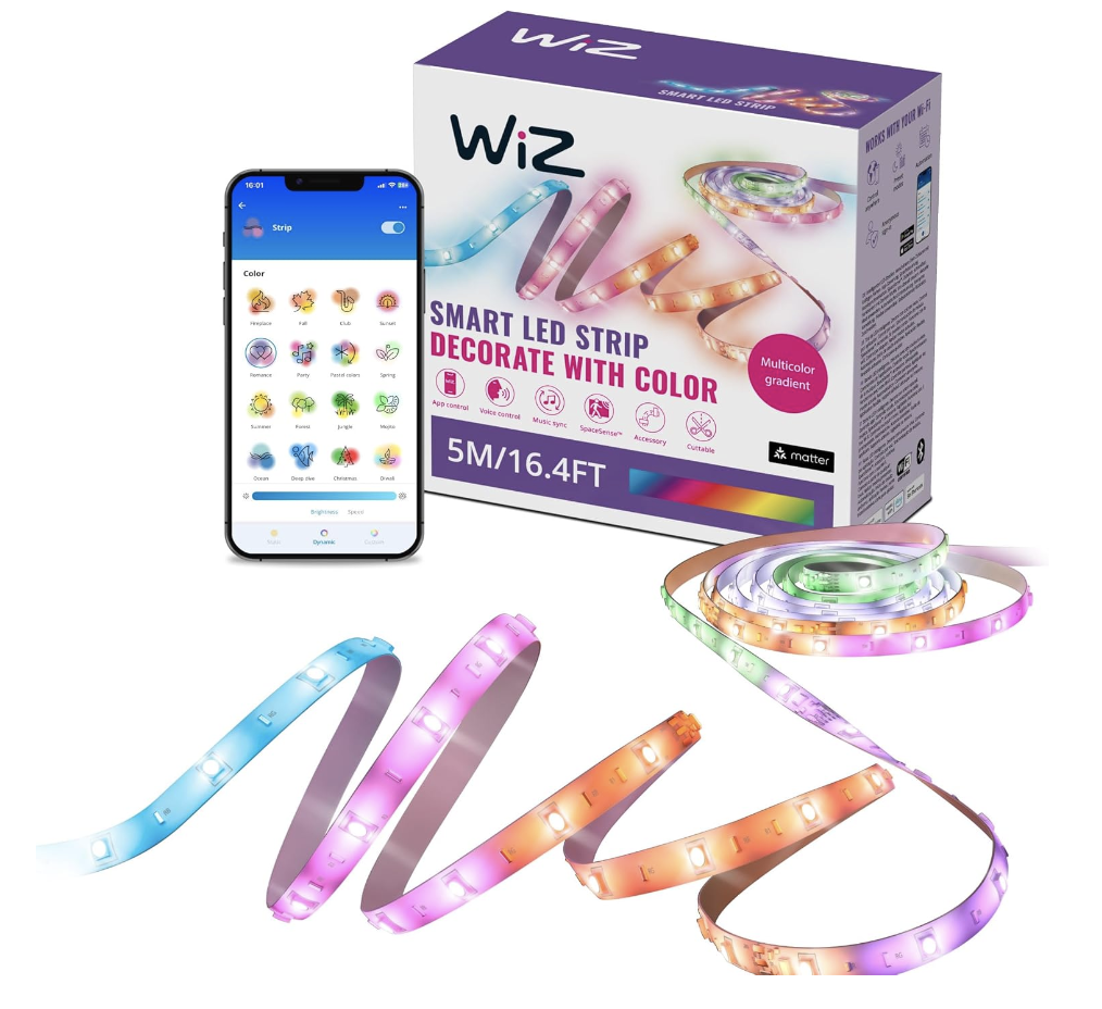 WIZ 5M 智能RGBIC LED燈帶 (連火牛)