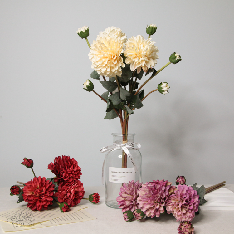 手札油畫大麗菊   4色