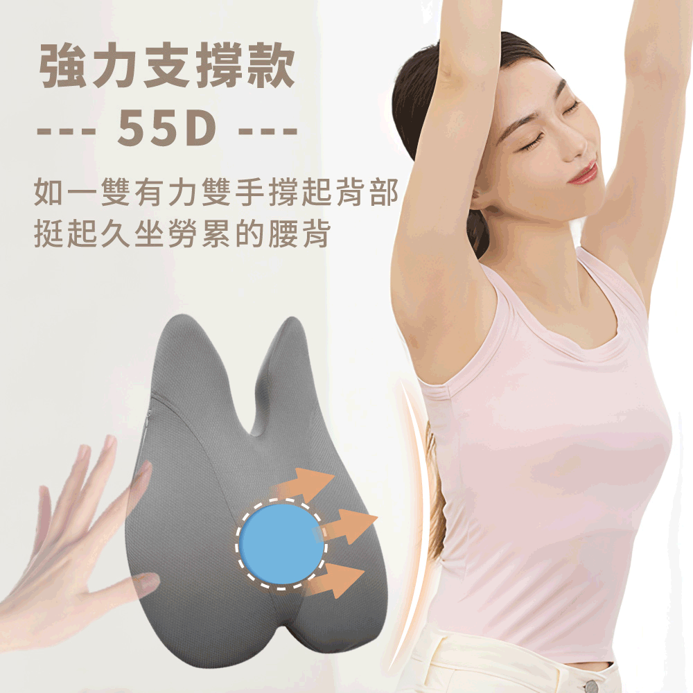 強力支撐款的猶如一雙手支撐著背部
