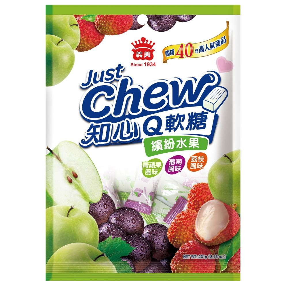 【義美】知心Q軟糖-繽紛水果94.5g