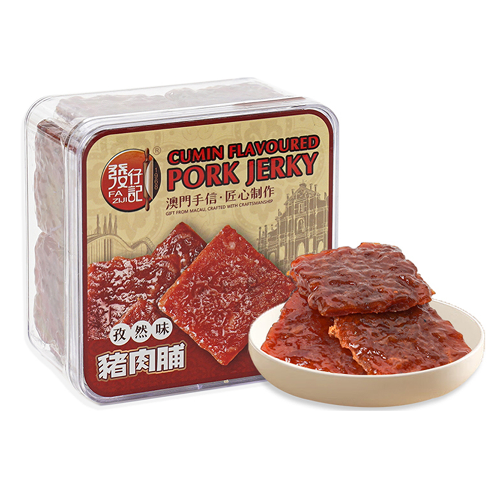發仔記孜然味豬肉脯120g