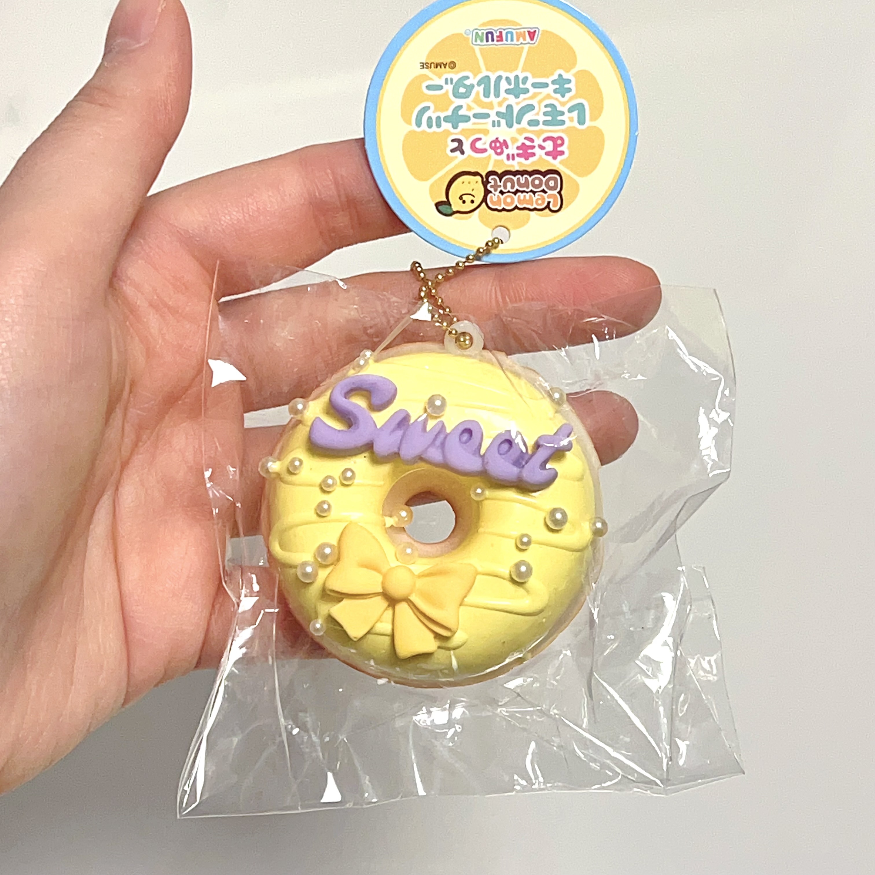 Japan sweet pearl donut squishy