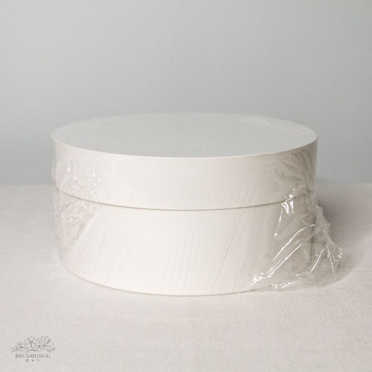 包裝 圓盒 白 3尺寸