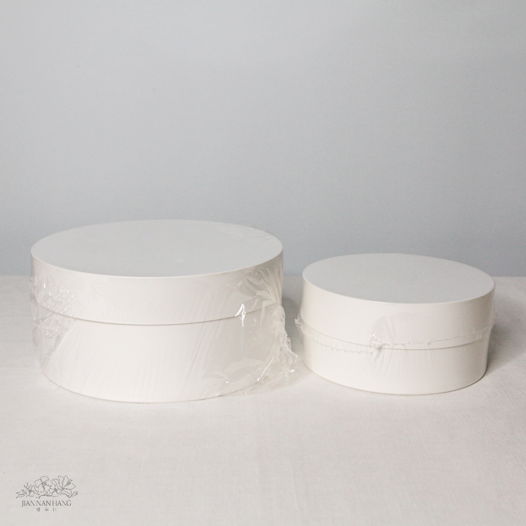 包裝 圓盒 白 3尺寸