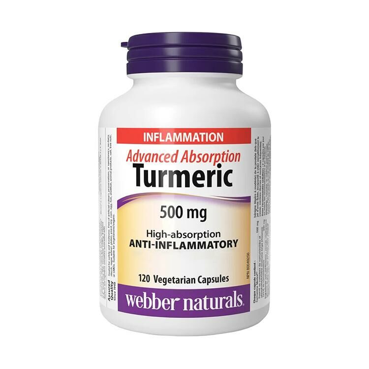 Webber Naturals Turmeric Advanced, 120 Capsules