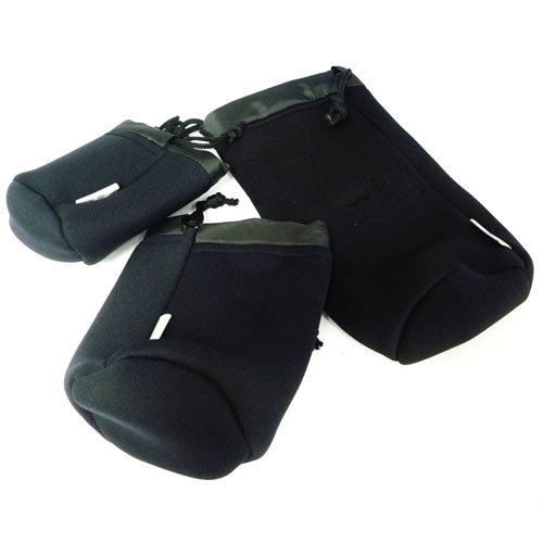 Lens Pouch Case 鏡頭袋 3個鏡頭保護袋 防水 防撞 防潑水 方便攜帶 單反相機鏡頭袋（3個套裝/3款大中小）#CANON NIKON SONY OLYMPUS SIGMA TAMRON PANASONIC