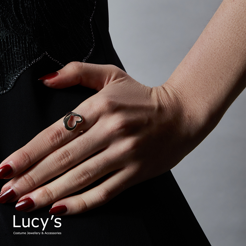 925純銀 簡單愛 開口戒 (121721)