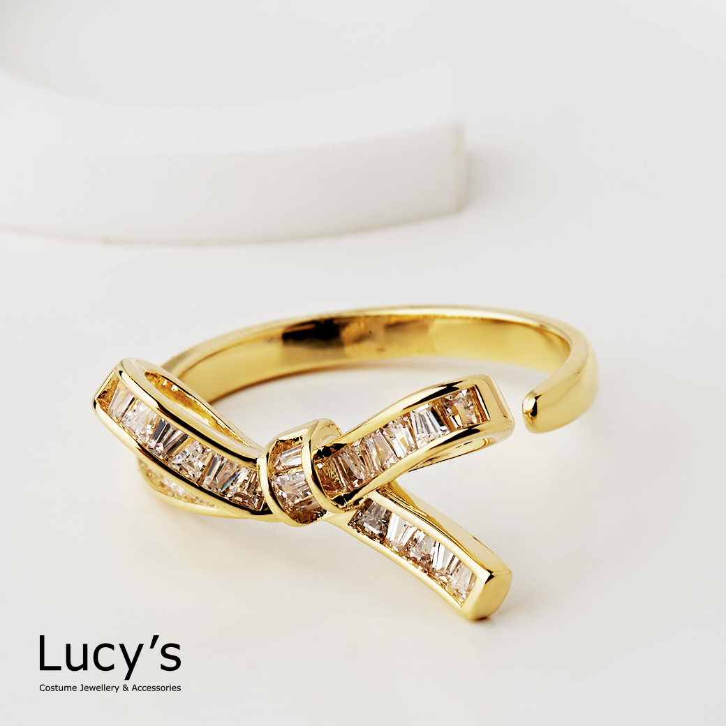 夢幻蝴蝶結 開口戒 (二色) (122273/122274)