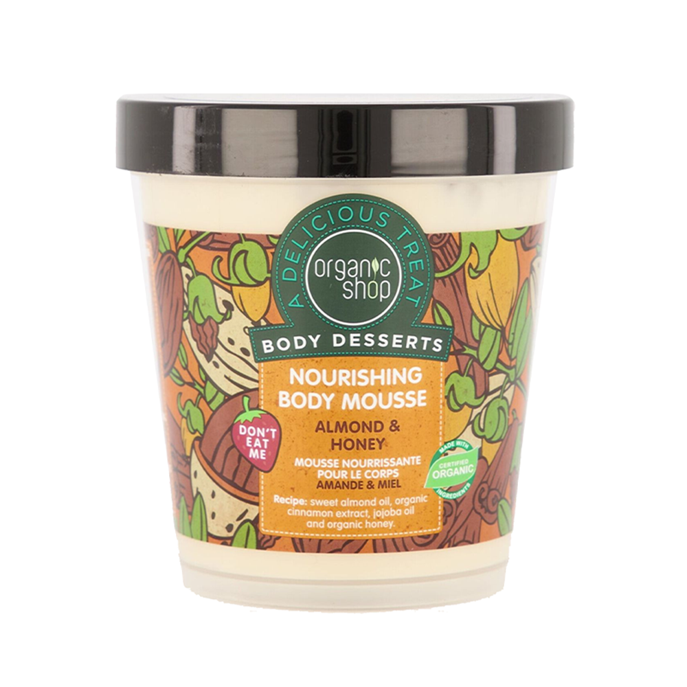 Organic Shop　Body Desserts杏仁蜂 蜜滋養身體慕絲 450ml