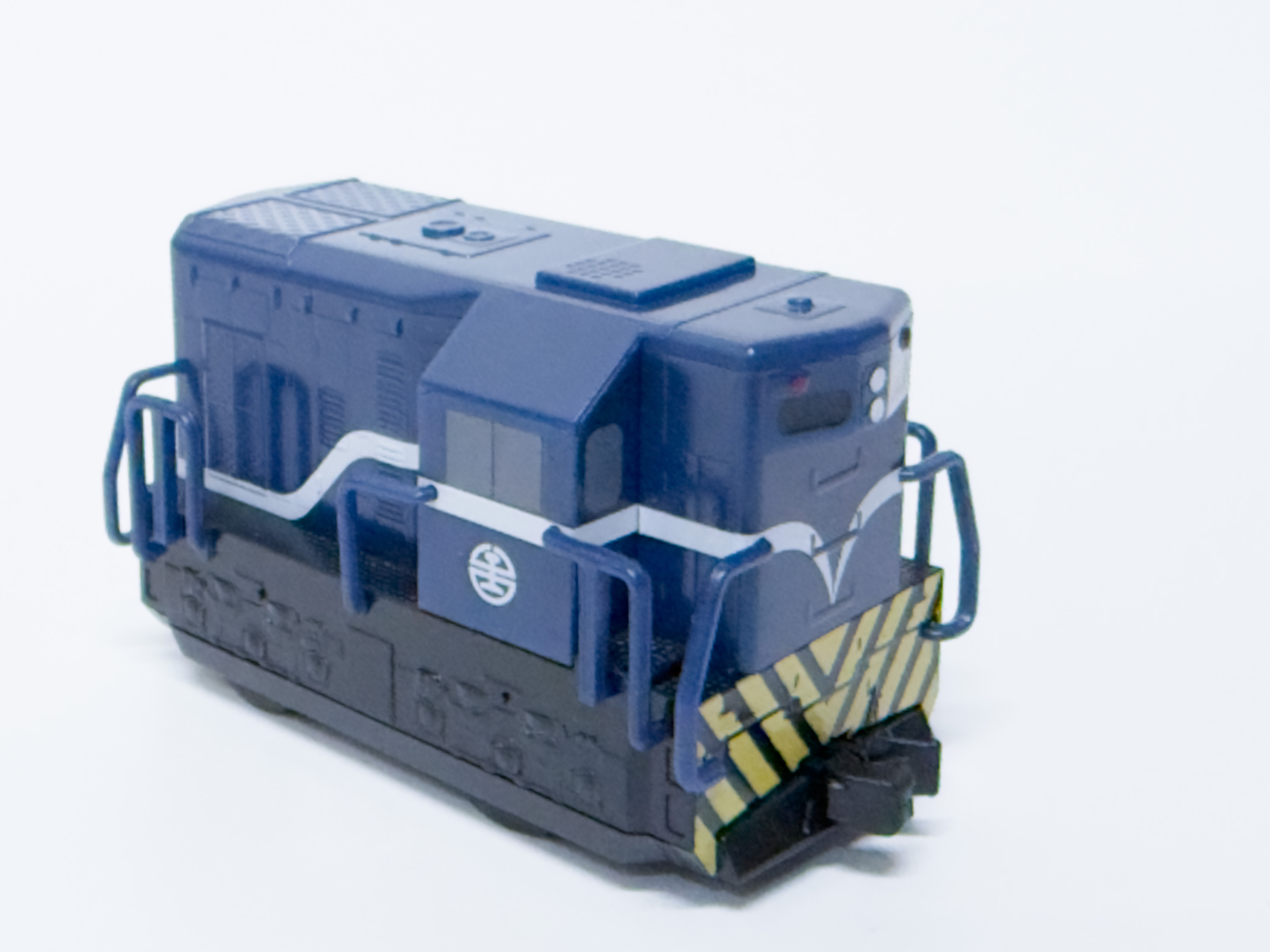 鐵支路 QV089 R20迴力車頭 - 孔雀藍