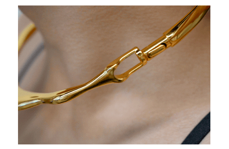 UPKO 候鳥金屬項圈+四指夾套裝