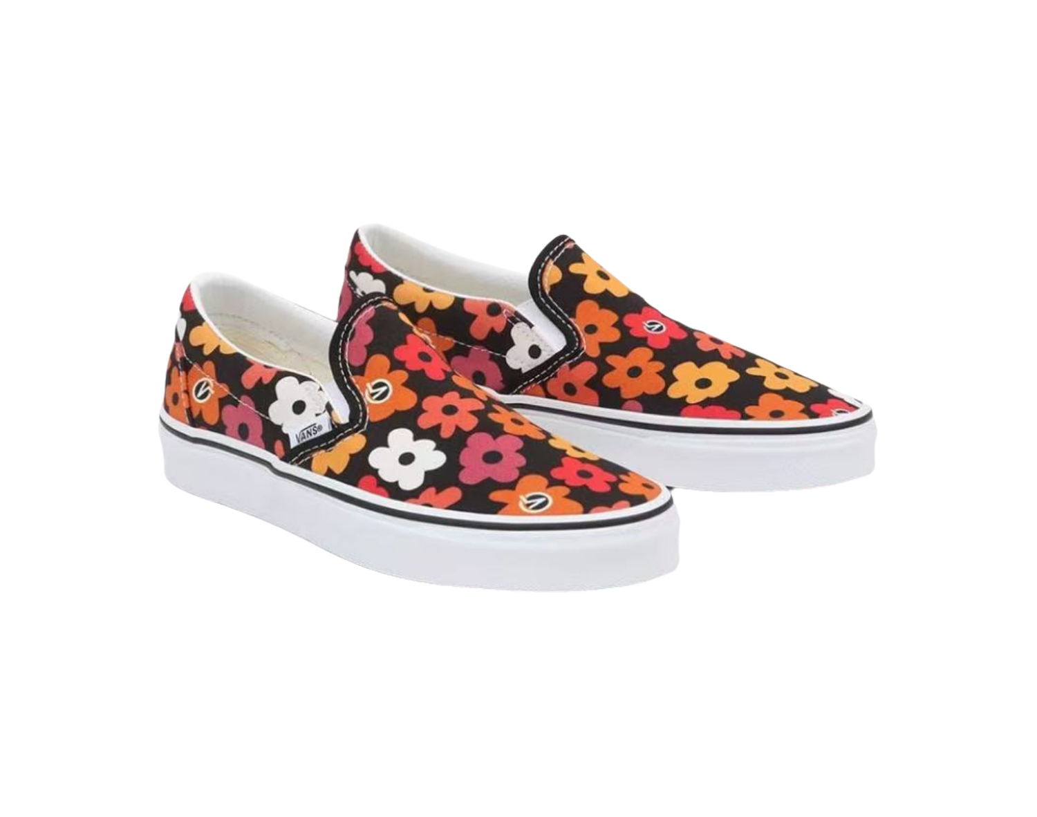 VANS CLASSIC SLIP-ON FLOWER BLACK/MULT VN0A3UT7BML