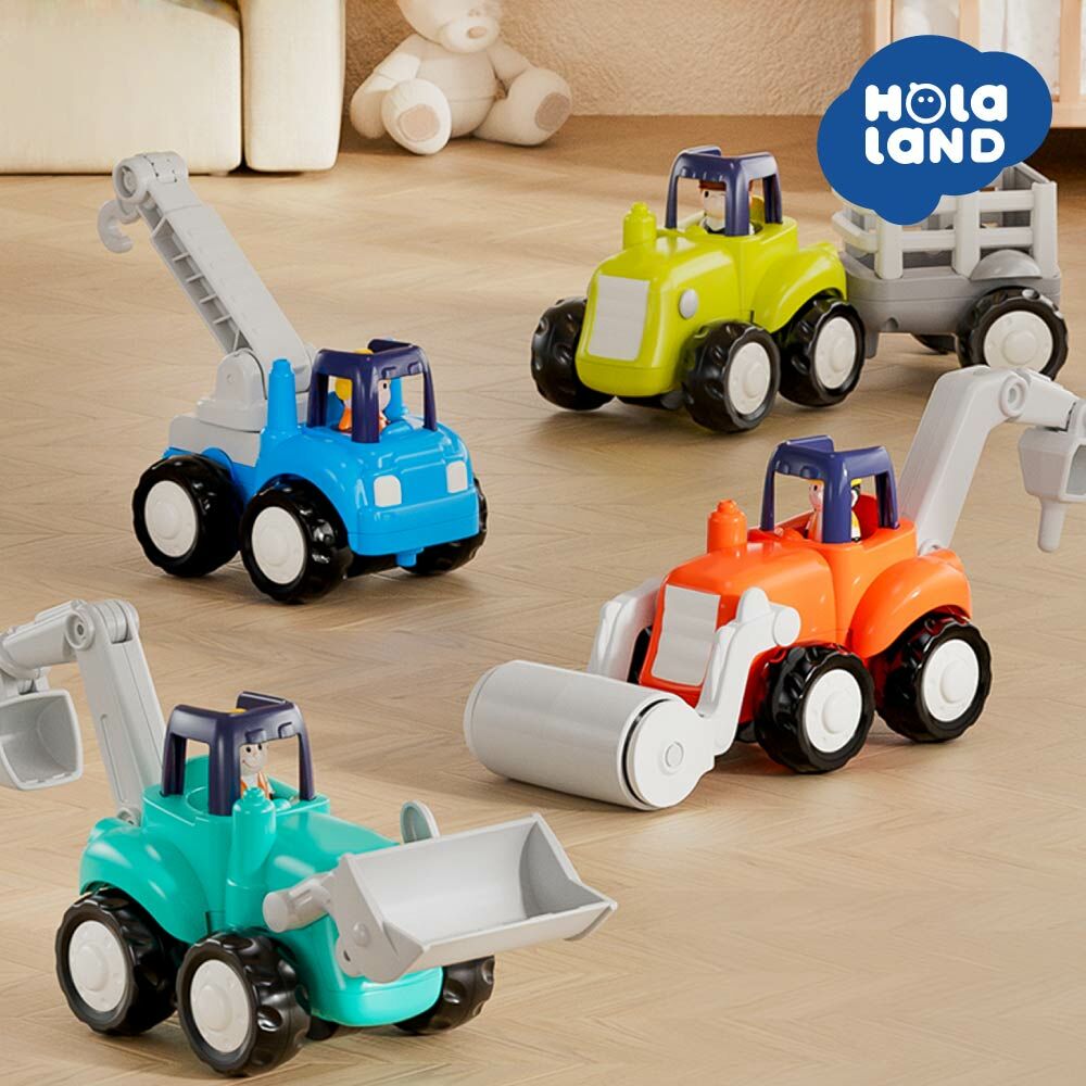 HolaLand歡樂島 工程慣性車隊 (匯樂玩具)