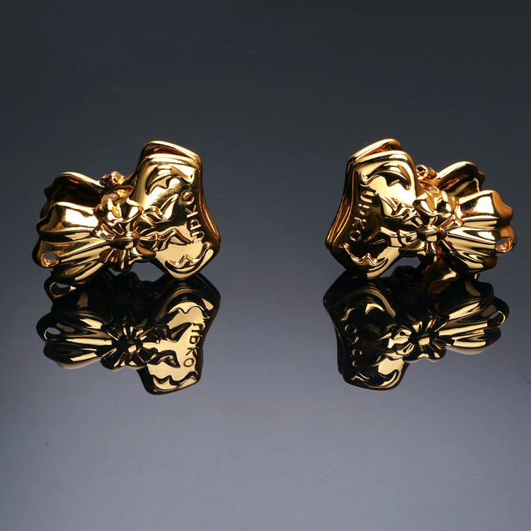 UPKO 蝴蝶結貝殼乳夾