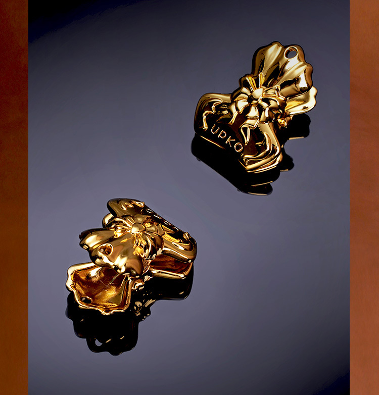 UPKO 蝴蝶結貝殼乳夾