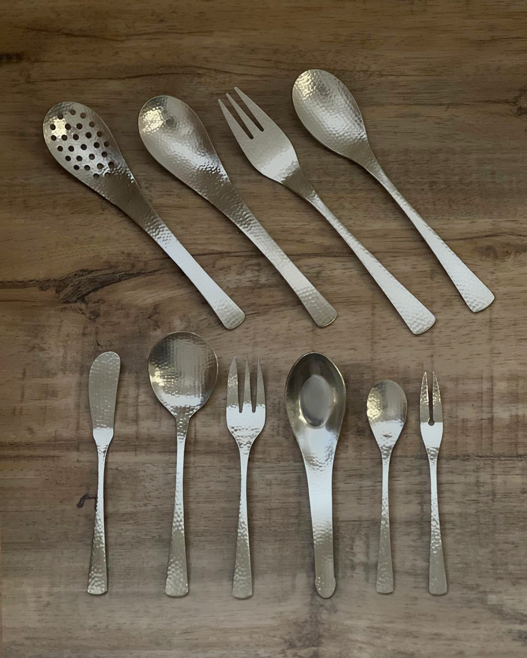 燕三条 不銹鋼鎚目紋 餐具系列(10款)｜佐藤金属興業