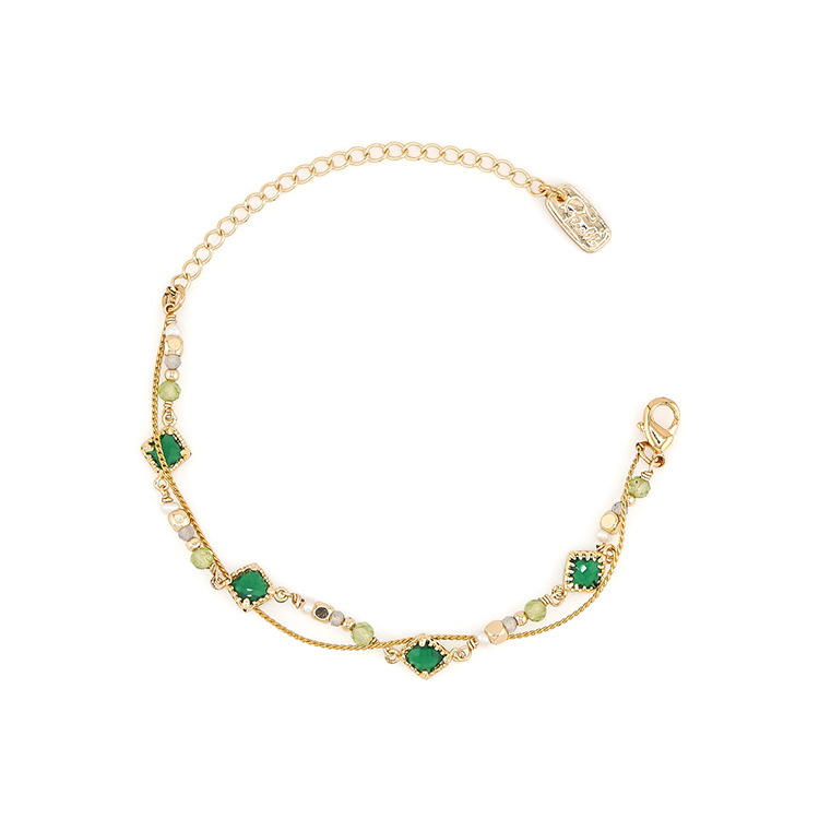 ｜財運｜星夜裡的人 • 極光 – 橄欖石 – 手鍊