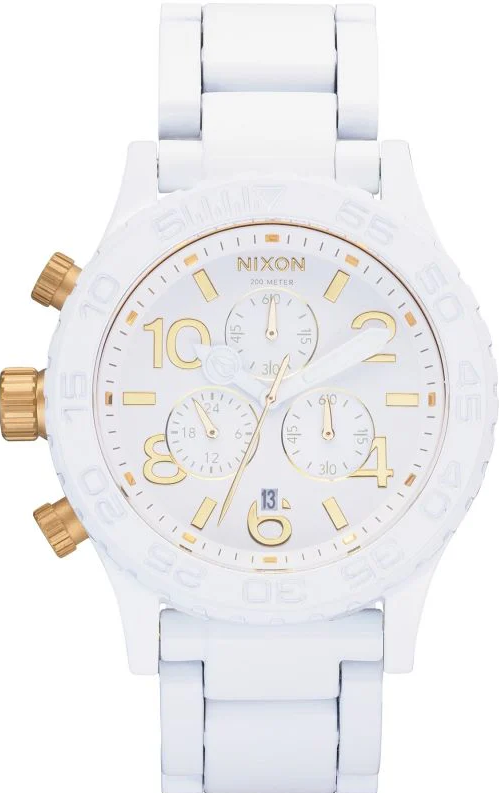萬年鐘錶 - NIXON 尼克森 THE 42-20  CHRONO系列  三眼計時腕錶   A037-1035  錶徑42MM