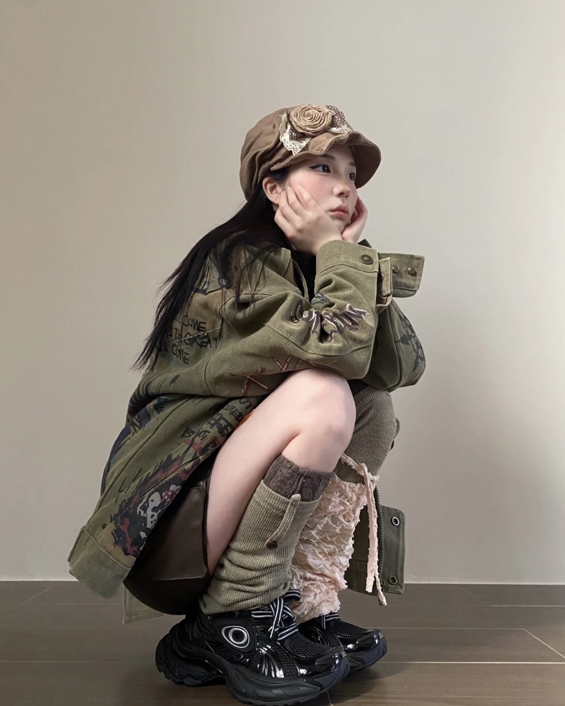 OLD ORDER Turbo GT 厚底 增高 平替 老爹鞋 黑銀