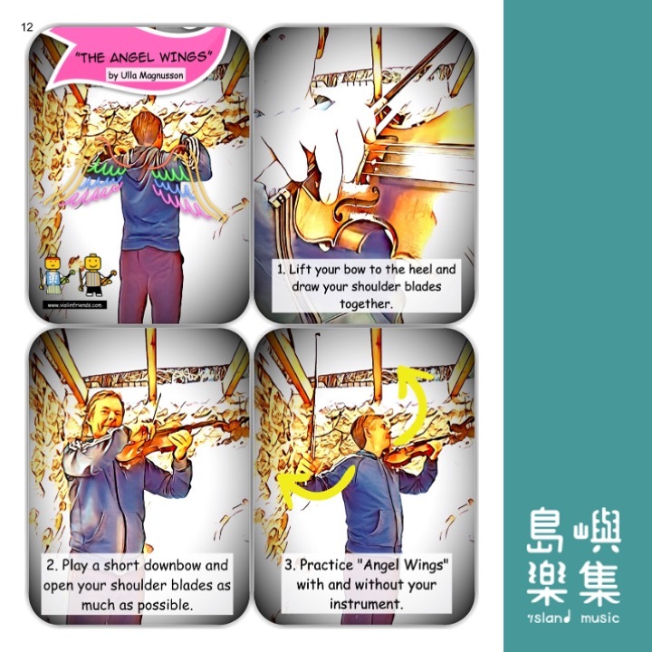 The Amazing Violin Comics - Tips for practicing and mental images for teaching string instruments.