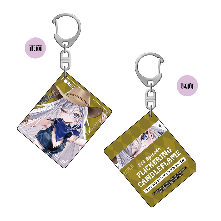 靠死亡遊戲混飯吃。(原作) 雙面壓克力吊飾 C