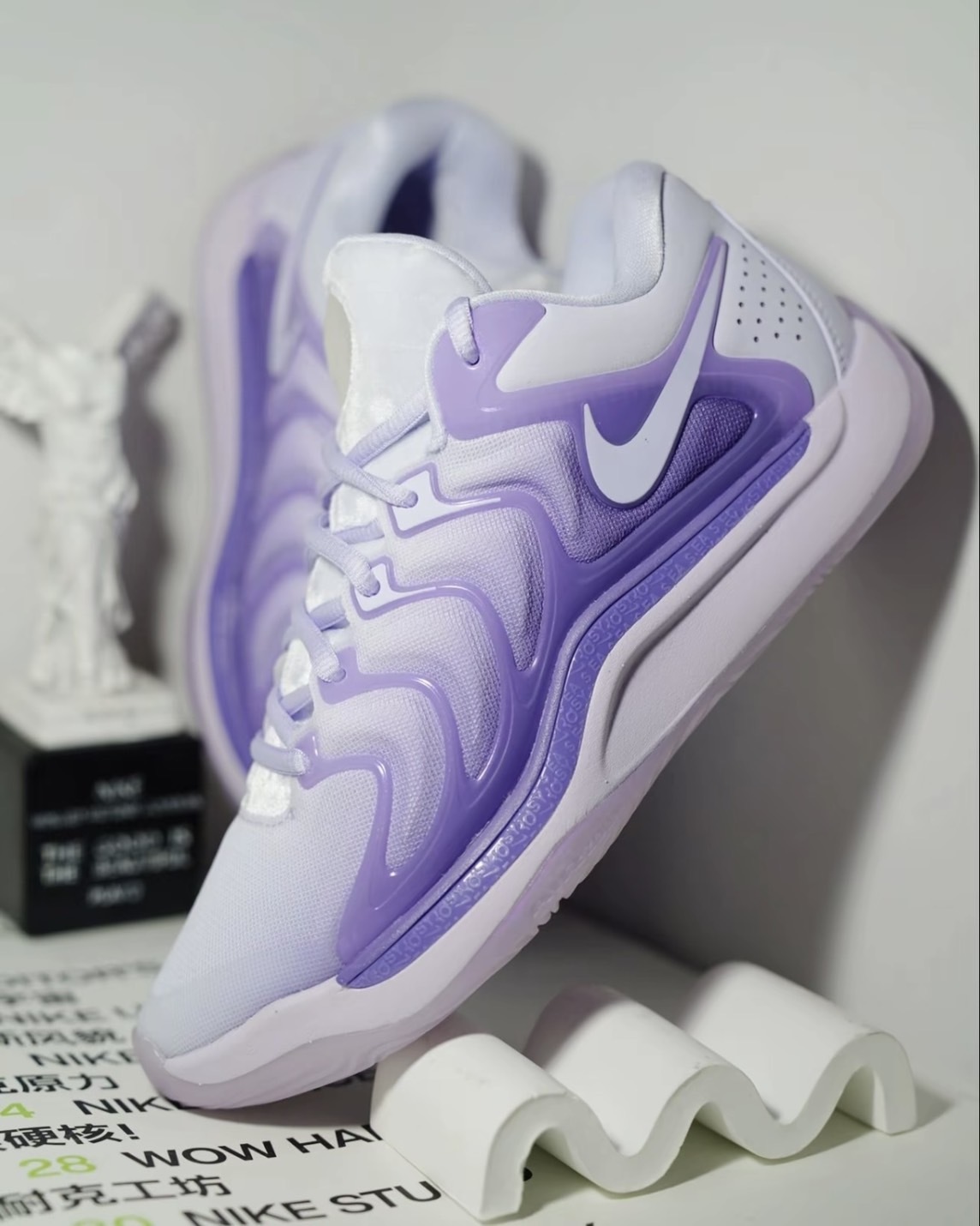 Nike KD 17 B.A.D. 3.0 EP 炫彩紫漸層粉紫緩震籃球鞋杜蘭特