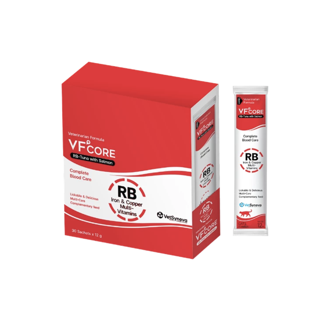 VF+CORE - RB 鐵銅補給- 貓咪吞拿魚配三文魚肉泥  (12g x 30包 )