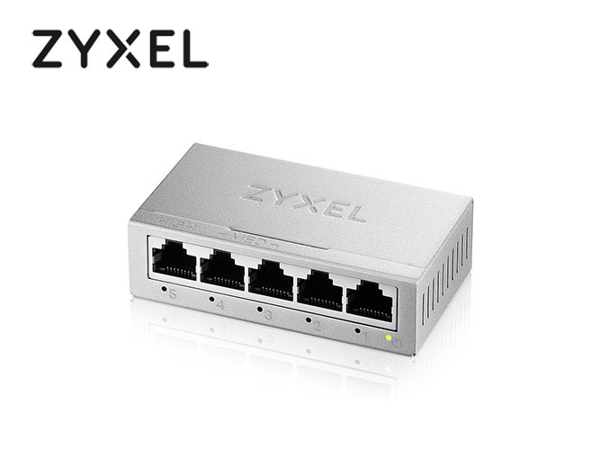 合勤 GS-105B V5 5埠乙太網路交換器【金屬殼/10/100/1000M/HUB】