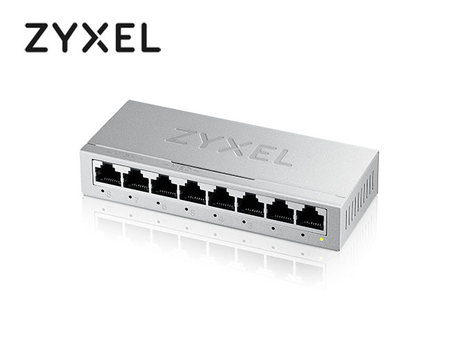 合勤 GS-108B V5 8埠乙太網路交換器【金屬殼10/100/1000M/VIP/HUB】