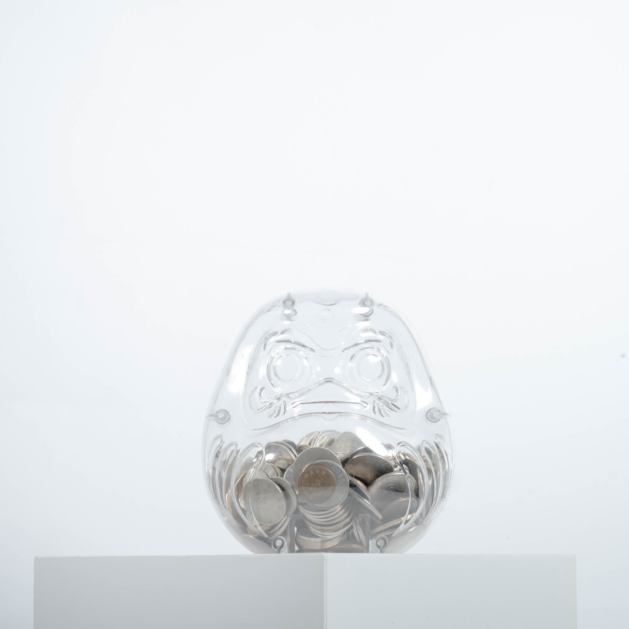 XCTRL 元気DAMO透明存錢筒達摩