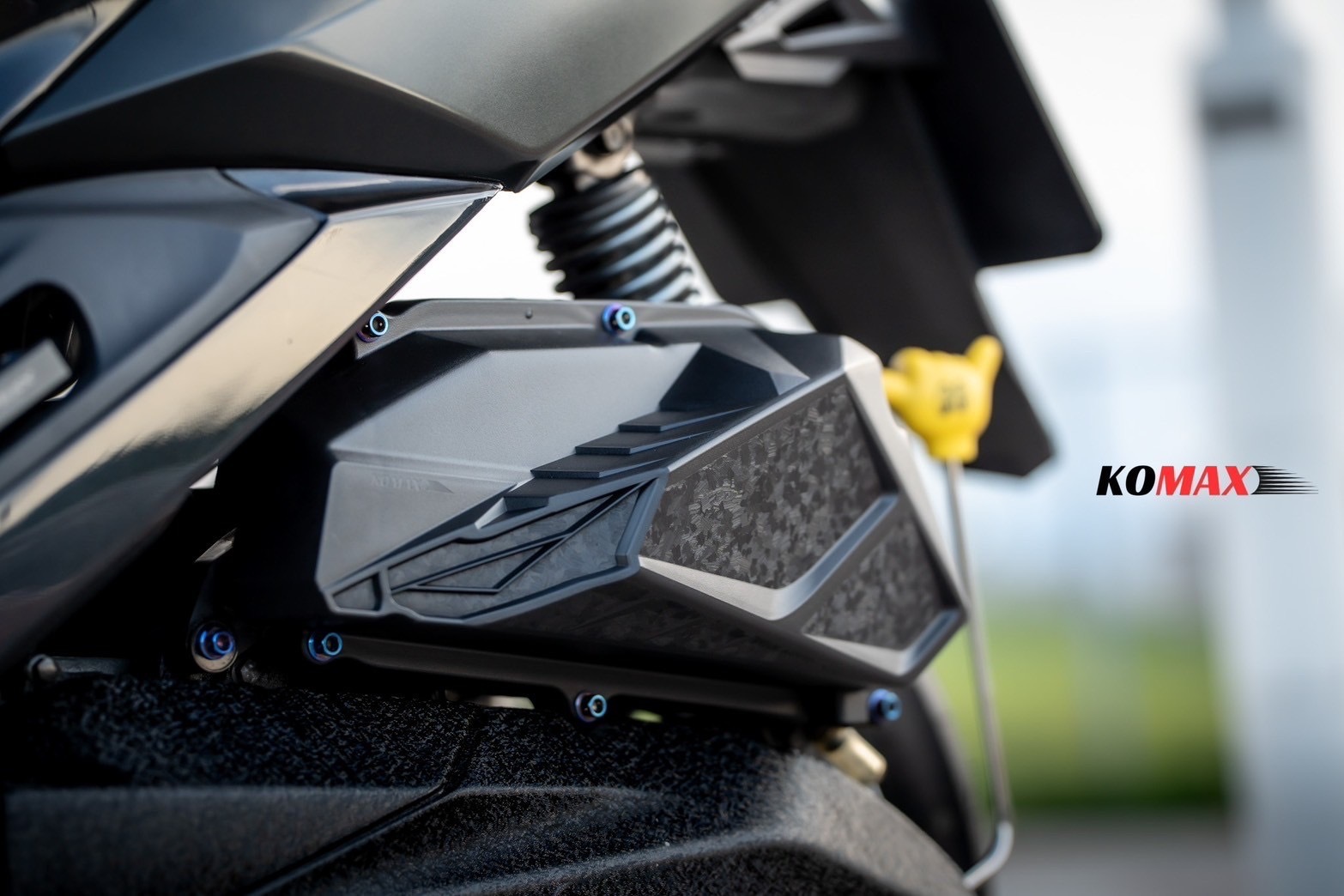 【KOMAX】SYM JETS/SR/SL158 KRN加大空濾外蓋  鍛造碳纖維空濾 台灣製造