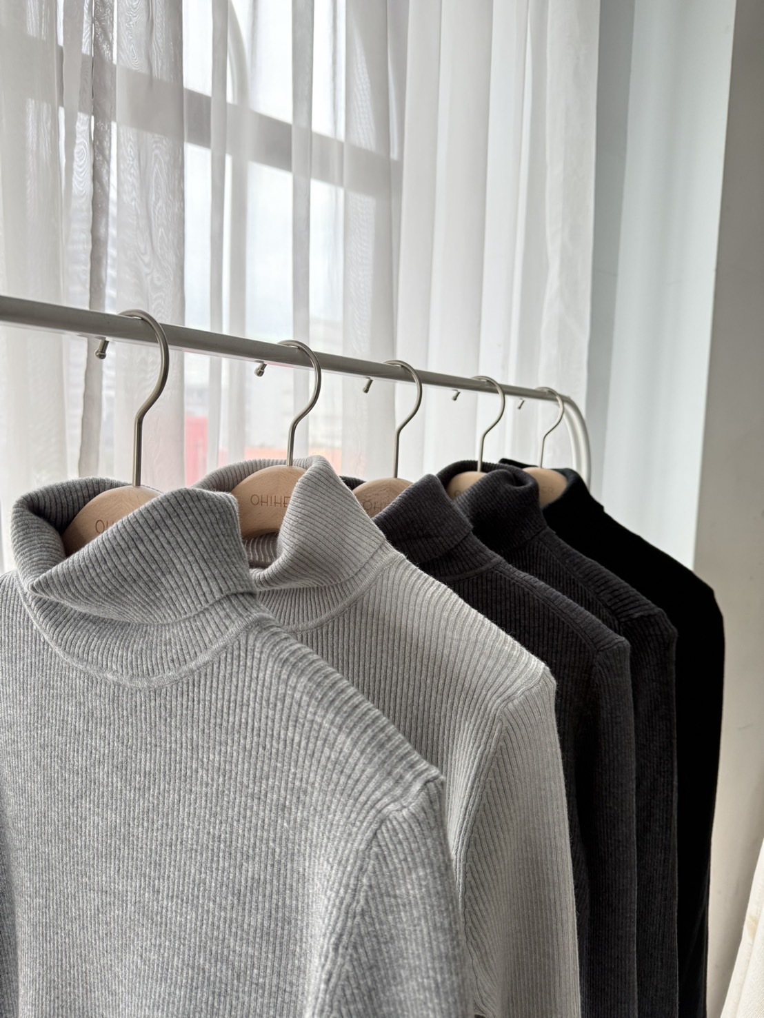 2603 修身翻領針織內搭衣9173