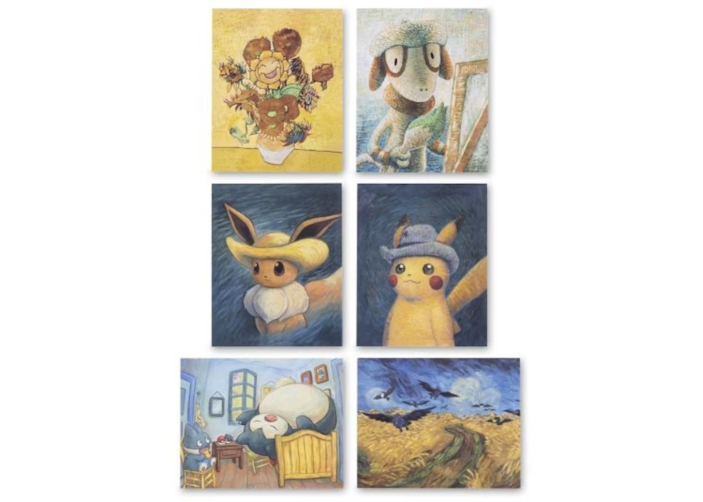 Van Gogh Museum (梵谷x寶可夢) - Van Gogh Giclée, Pokémon Poster