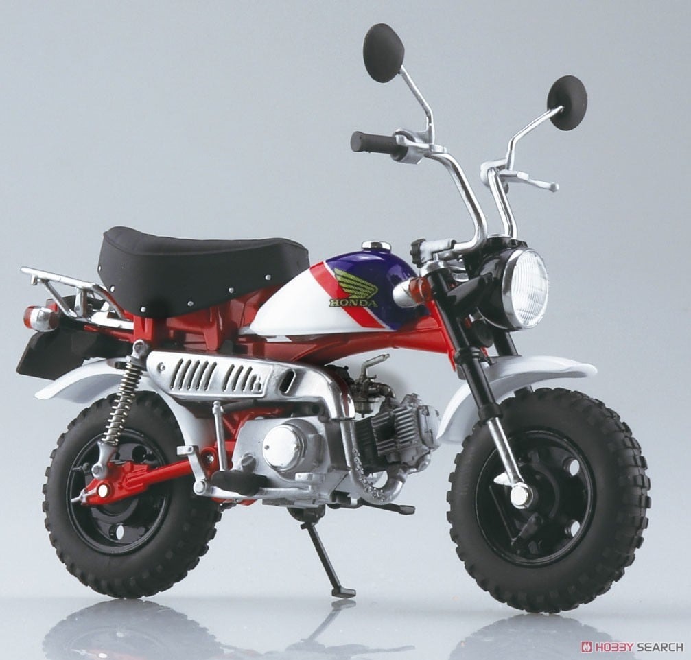 AOSHIMA 日空版 1/12 機車 本田Monkey Special 沙斯塔白 三色