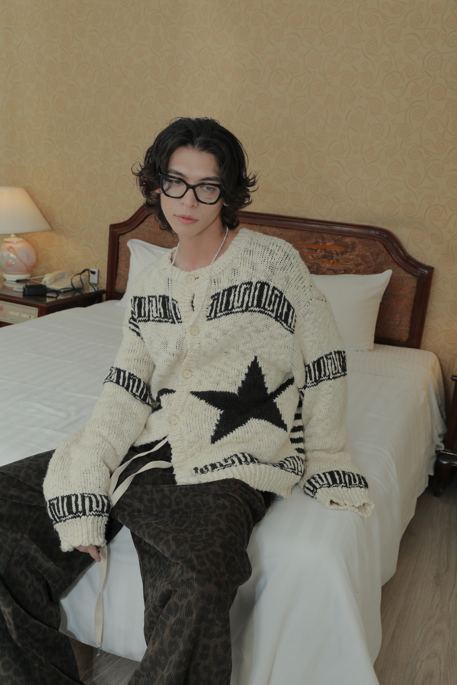 【Discount】USA Star Knit Jacket #針織外套