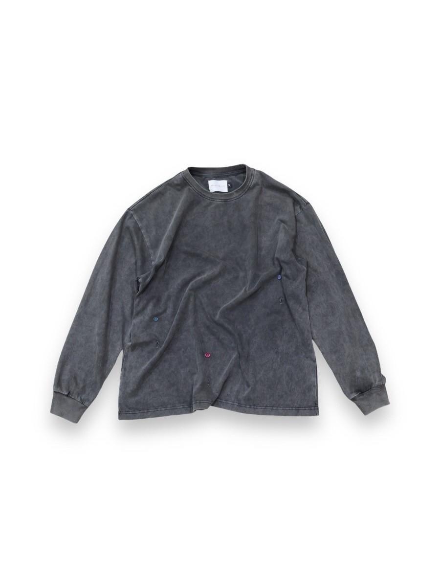 29offeb 24Aw Six E Pills Faded Long-Sleeve Shirt