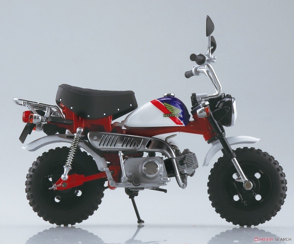 AOSHIMA 日空版 1/12 機車 本田Monkey Special 沙斯塔白 三色