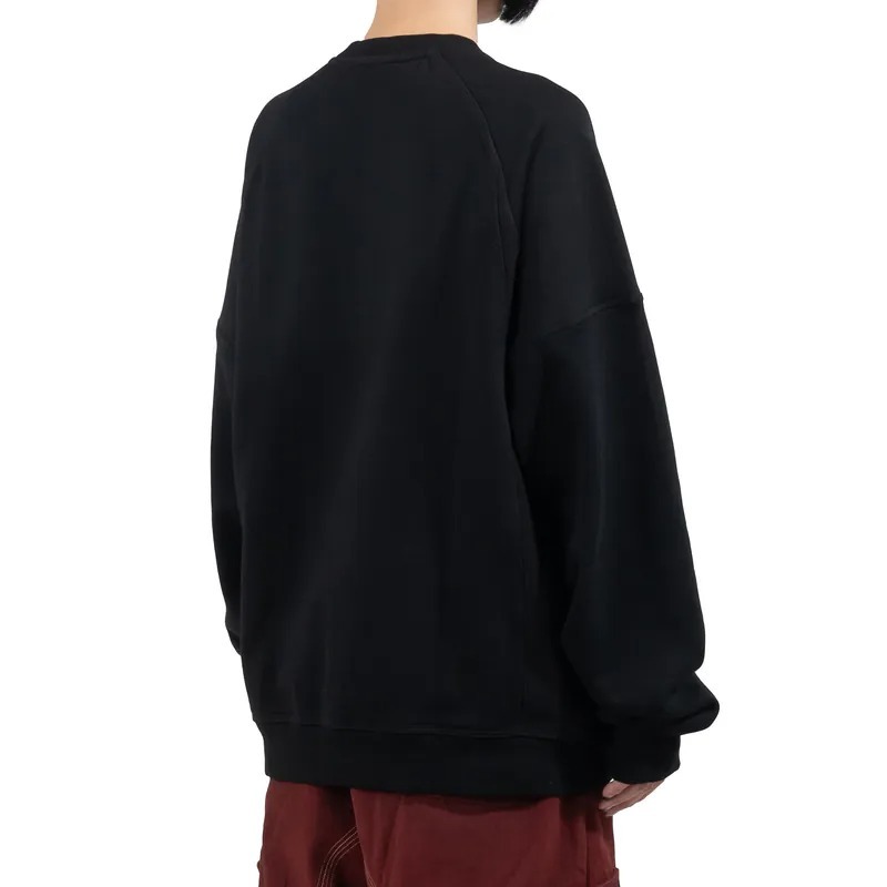 SILVER NINE 拼接雙口袋指套大學T