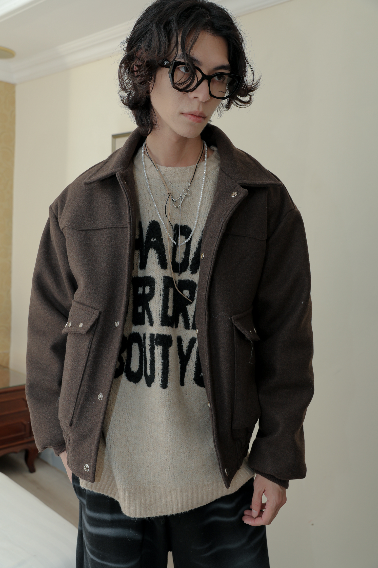 【Discount】Western Stud Jumper #外套