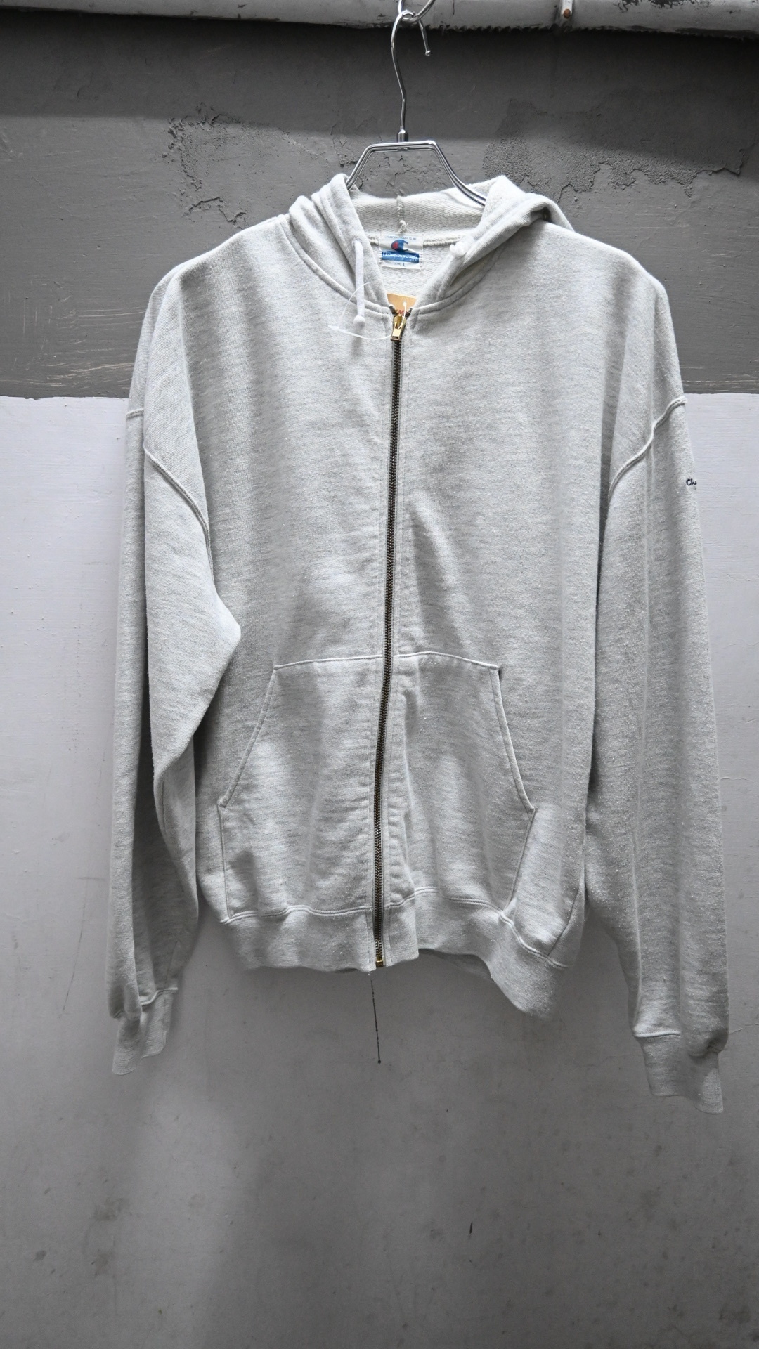 90s Champion Full Zip Sweat Parka (Made in Japan)