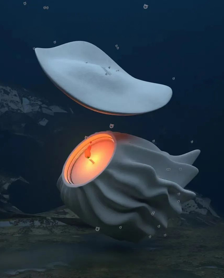 深海迷蹤水母香氛蠟燭