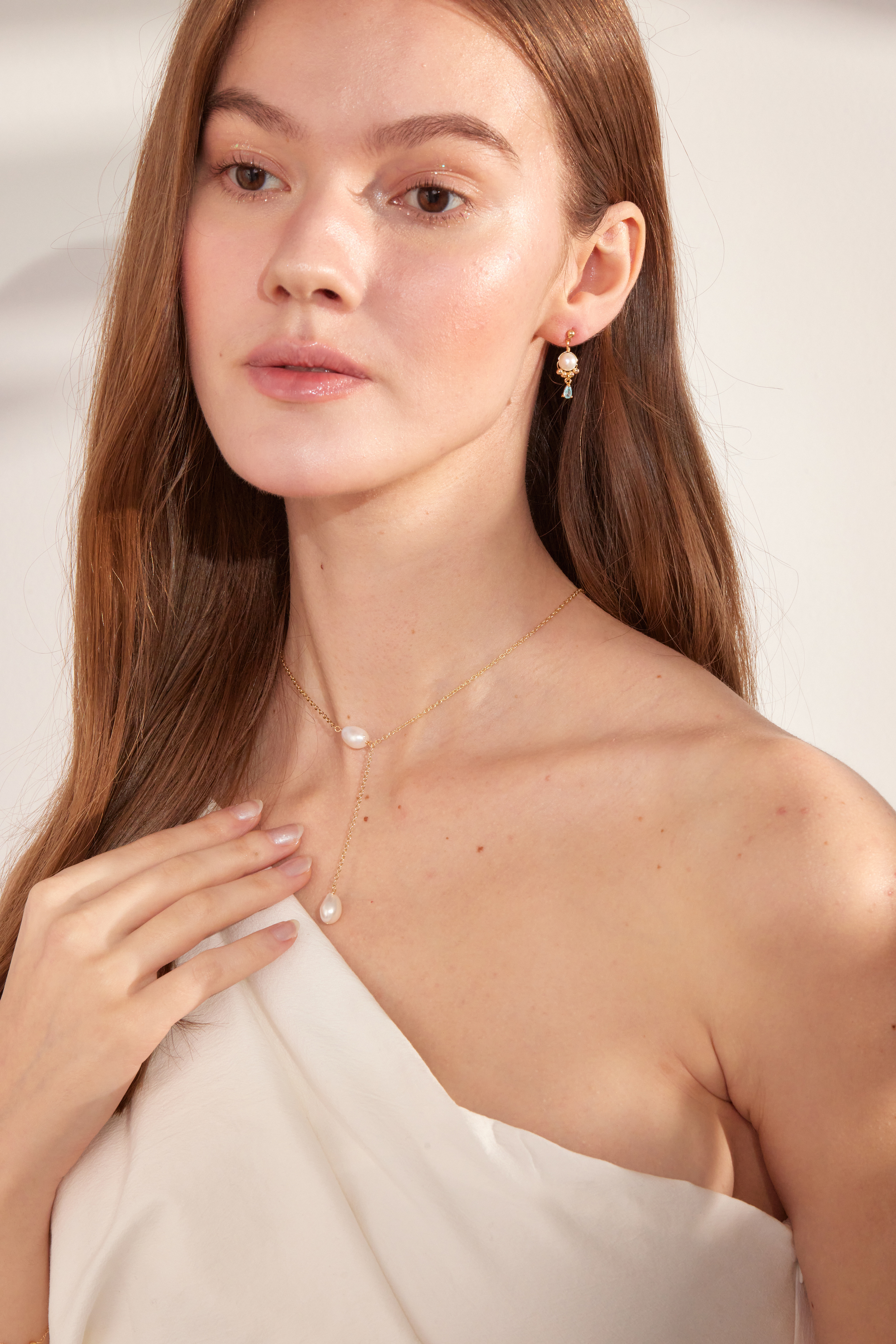 N900 | 14kgf 淡水珍珠Y字長鍊