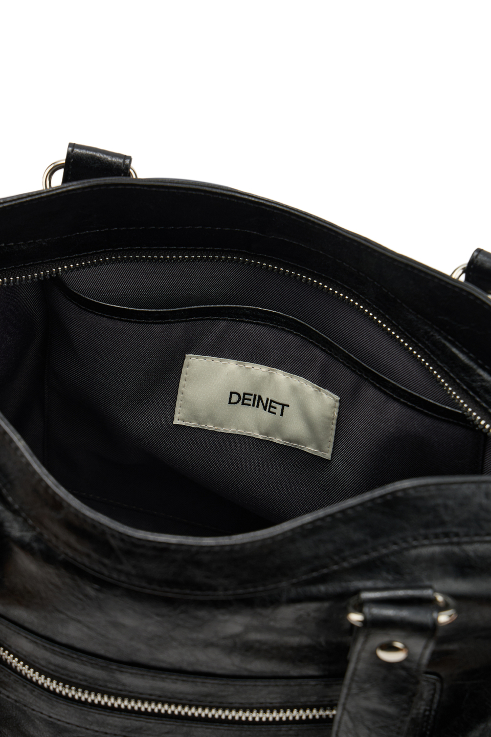 STUD POCKET BIG BAG IN BLACK