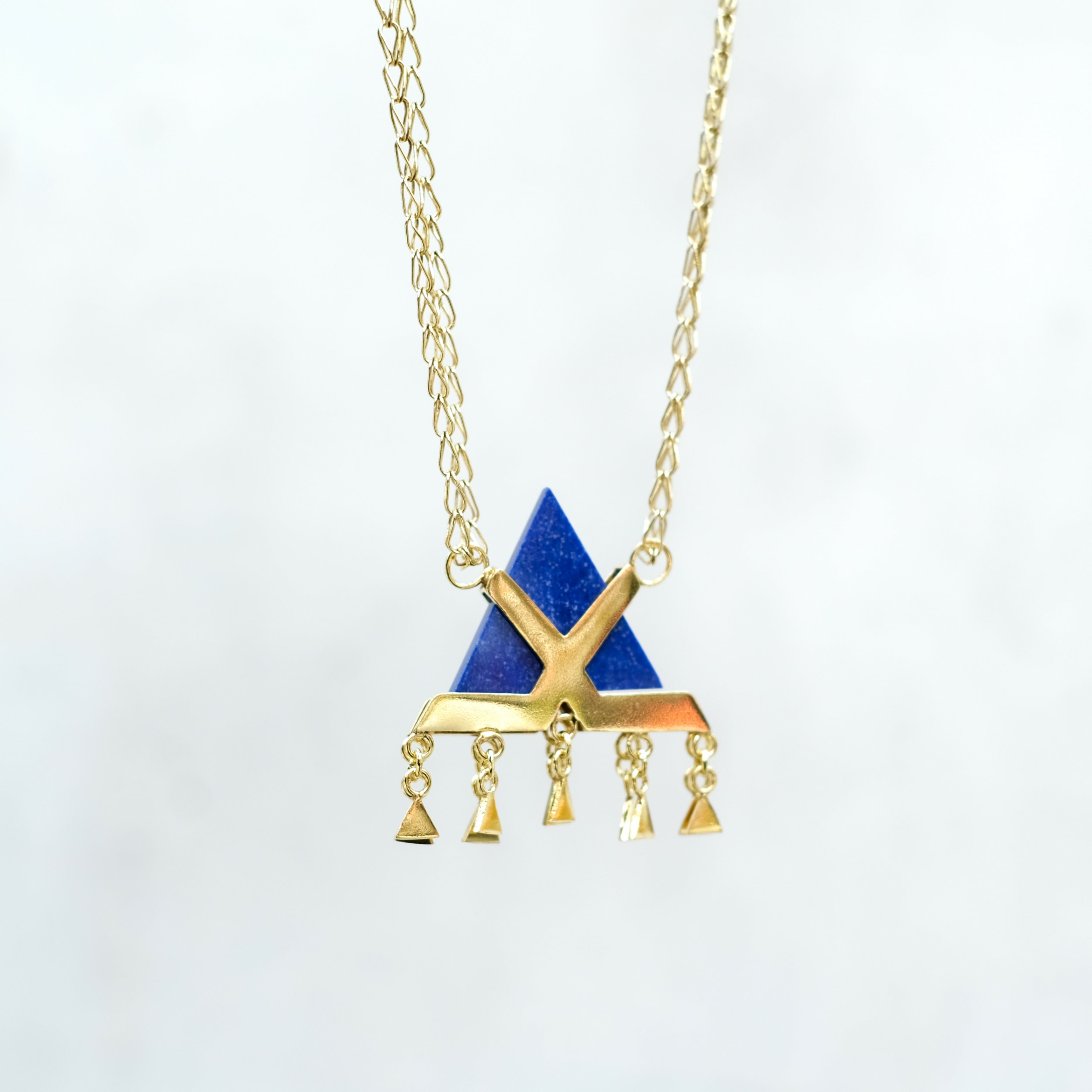 伊斯蘭金工｜Mountain 青金石項鍊｜阿富汗