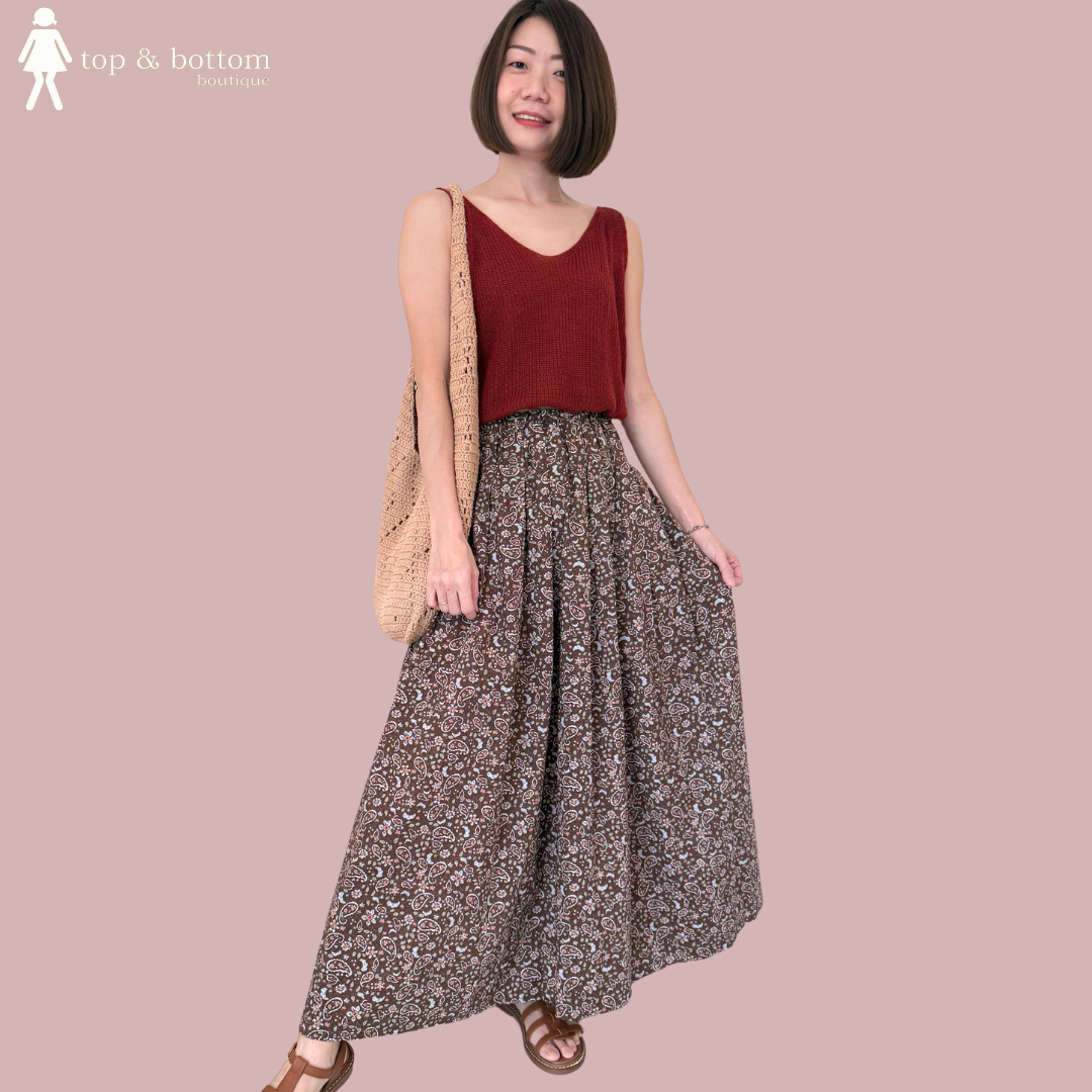 V BACK STRAP KNIT TOP