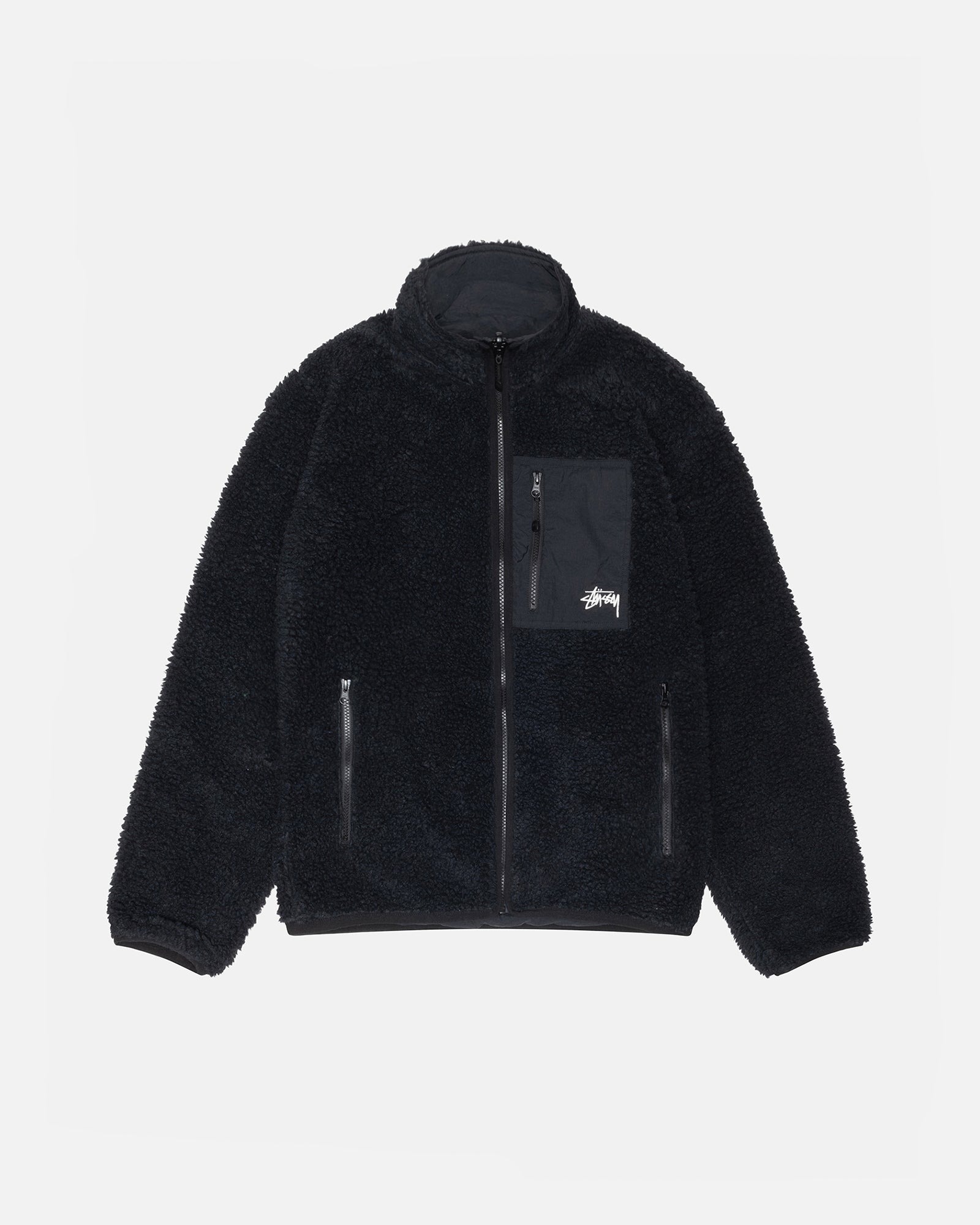 2024AW STUSSY SHERPA REVERSIBLE JACKET 抓毛絨 GD著用款 外套 現貨 118529