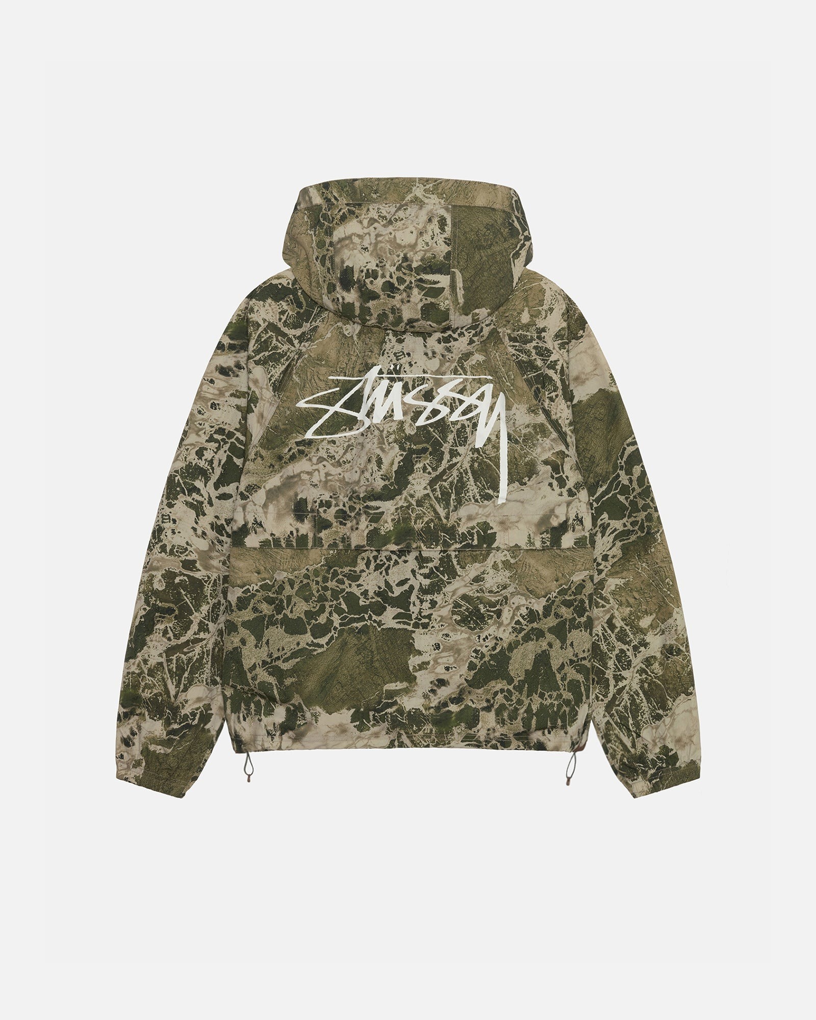 2024AW STUSSY BEACH SHELL REALTREE WAV3 迷彩 連帽 外套 風衣 現貨 115770