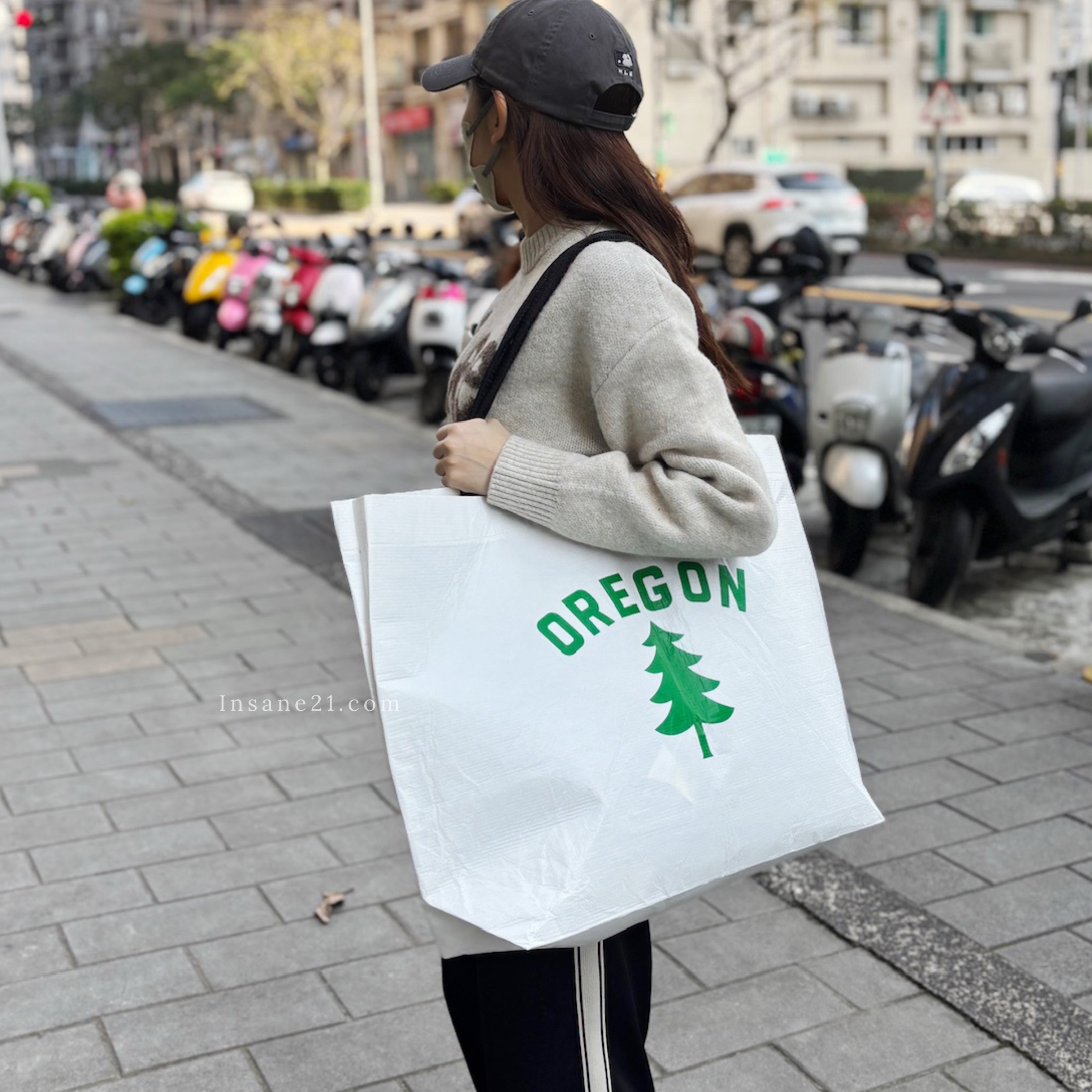 NIKE 環保 購物袋 紅標 LOGO 手提袋